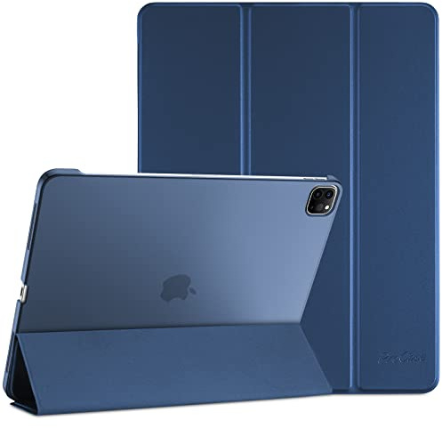 ProCase Fodral för iPad Pro 11 2022/2021/2020/2018, nytt förbättrat fodral utan att behöva oroa dig för användning, anti-fall skyddsfodral - mörkblått