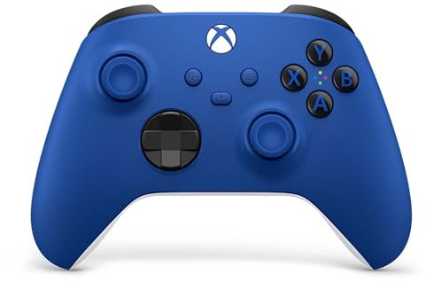 Xbox Manette sans Fil - Shock Blue Pour Xbox Series X, Xbox Series S, Xbox One, Windows 10 & 11, Android et iOS