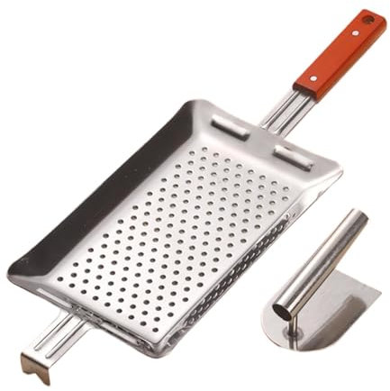 rockible Macchina per Spätzle, Pressa per Spätzle, Pressa per Spätzle Portatile, Multiuso, Antiruggine, Colapasta per Spaghetti, per Cucinare Noodles Fai Da Te, Rettangolare