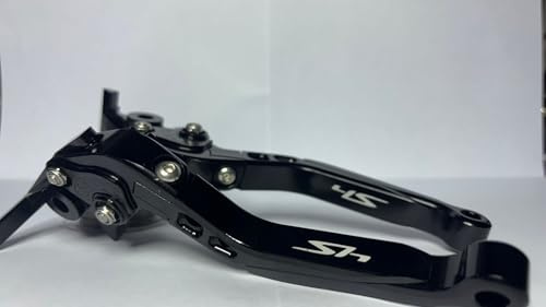 Generico Leve Regolabili Freno Frizione CNC per SH 125 150 300 350 | Compatibili dal 2010 al 2025 | Coppia Leve Moto in Alluminio – Sportive, Antiscivolo, Estendibili (2, Nero)
