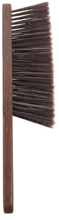 Beatifufu Cepillo de Cama de Mano Mango de Madera de Chaca, Escoba de Cerdas Suaves para Limpieza de Sofás y Colchones, Herramienta Práctica para Hogar y Limpieza de Polvo