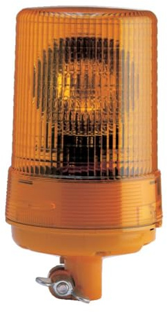 HELLA 2RL 004 957-101 Alogeno-Proiettore rotante, KL 700, 12V, giallo, rotondo, Bocchettone di tubo