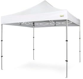 Bertoni Tende- MARKET Gazebo Automatico 3x3 Bianco Impermeabile Pieghevole