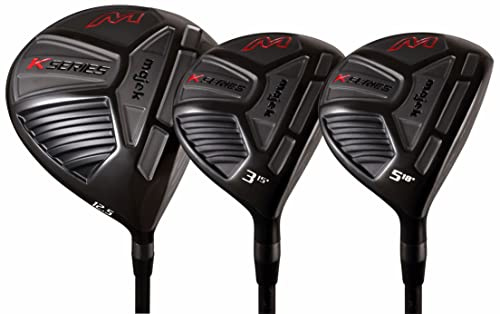 Senior Women's Majek K-Series High Launch 460cc 12.5° Driver and 3 5 Fairway Wood Set Golf Clubs, Right Handed Premium Ultra Forgiving Senior Ladies Flex Graphite Shaft, Premium Tour Velvet Grip