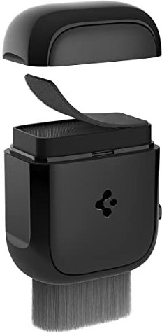 Spigen Tesla Model Y (~Juniper 2025) 3 Highland (~2024 2025) S X, EZ Auto Bildschirmreiniger, Display Bildschirm Reinigungsset für Monitor, Tablet, Handy, Autobildschirm mit Reinigungsbürste - Schwarz