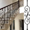 GArcan Innentreppen-Spindelpfosten, für Haustreppe/Veranda-Geländer/Eingangsgeländer, quadratische Schwarze Balustradenpfosten mit verstellbaren flachen Halterungen und komplettem Kit, 59/55/51/47/