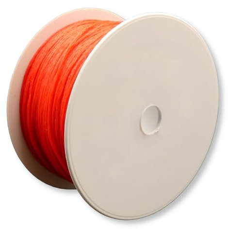 DEWEPRO Maurerschnur 100m – Rot – 1mm Durchmesser – Reißfest & Witterungsbeständig – Polyethylen Schnur für BAU, Garten & Handwerk