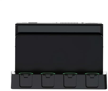 OAJABBGE Docking station di ricarica 4 in 1 per switch controller alimentazione con illuminazione a colori