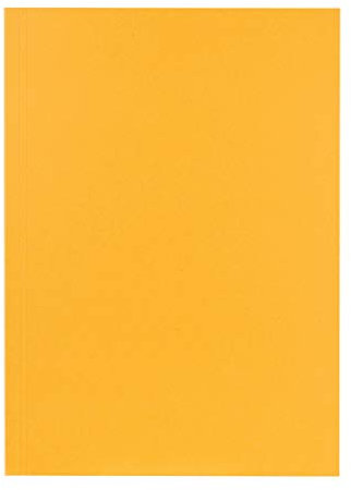 Original Falken 100er Pack Aktendeckel. Made in Germany. Aus Recycling-Karton für DIN A4 gelb Blauer Engel Hefter ideal für das Büro und Schule und die mobile Organisation