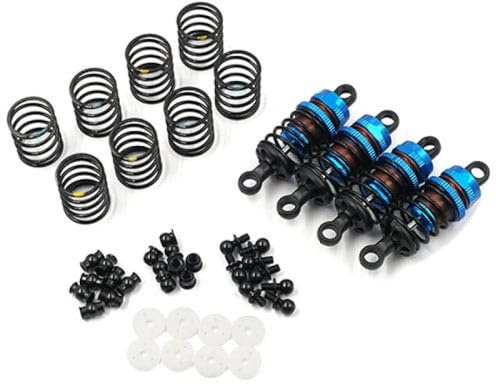 Yeah Racing BBG-0050BU Alum Big Bore Go 50mm Damper Set (4) Blue : 1/10 Touring Car