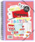 Starplast Dossier Pochettes spiralées flexibles - 100 pochettes transparentes, A4, fermeture élastique, couverture en polypropylène, personnalisable, utilisation scolaire et de bureau - lila