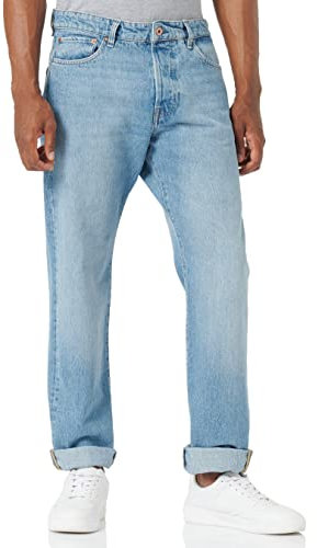 JACK & JONES Herren Jeans JJICHRIS JJCOOPER JOS 890 - Relaxed Fit - Blue Denim, Größe:29W / 32L, Farbvariante:Blue Denim 12217109
