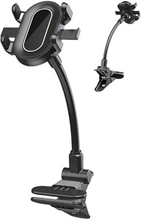 GkgWuxf Supporto per telefono con clip per chitarra, supporto per cellulare, supporto per smartphone, clip multifunzionale per cellulare, supporto per registrazione video per basso/ukulele