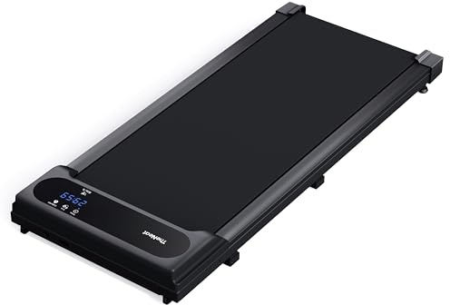 TheNeat 2 en 1 Cinta de Correr, 2,5HP Cinta de Andar Ultra Silenciosa, 1-6km/h Walking Pad Treadmill, Cinta Caminar con Control Remoto y Pantalla LED, Caminadora Electrica para Casa Oficina