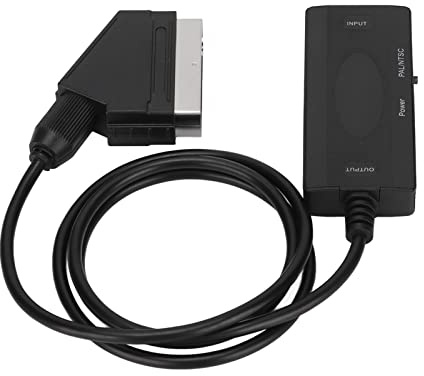Plyisty HD Multimedia Interface Till SCART Converter, Full HD 720P 1080P AV-adapter med NTSC PAL, för HDTV Monitor Projektor STB VHS DVD-spelare