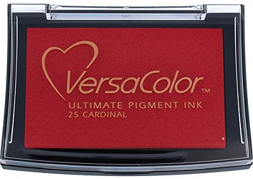 Tsukineko Full-Size VersaColor Ultimate Pigment Inkpad, Cardinal