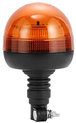 D-TECH 12/24V LED Warnlicht Stroboskoplicht Blinklichter Frontblitzer Rundumleuchte Amber Notlicht-Leuchtfeuer für LKWs Traktoren Gabelstapler