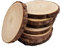 Unlackierte Holzscheiben mit Baumrinde, 8 Stück, 14-15,2 cm, Scheibenuntersetzer, Holzuntersetzer, Bastelset, Kreise, Basteln, Weihnachtsschmuck, Basteln, mit Rinde für Handwerk, rustikale Hochzeit