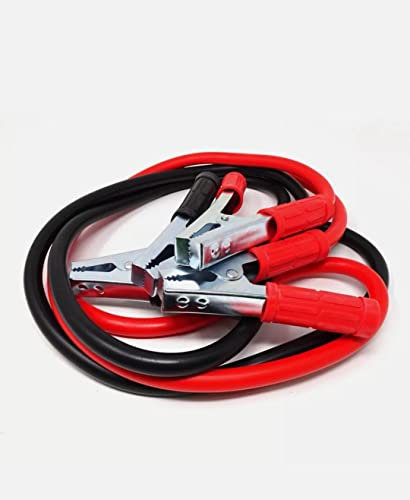 vidoelettronica® Kit Cavi Batteria Auto 16mm, Cavo di Avviamento Batteria 1000AMP 16 mm² X 2.5 Metri, per Soccorso Emergenza Auto Moto e Furgone