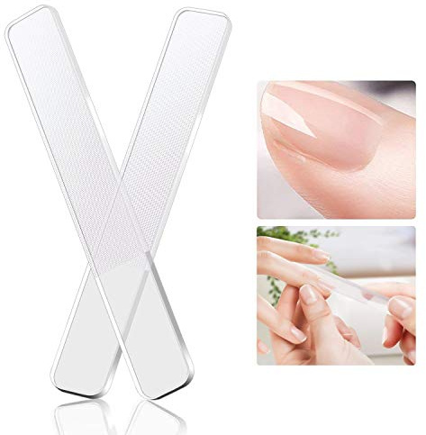 Duendhd Glass Nail Shiner - Nano Glass Nail Files Crystal Nail Buffer Shine Polisher For Natural Fingernails Toenails