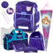 Schneiders ERGOLITE - Cosmic Girl - Katze - Schulranzen-Set mit LED-LEUCHTSYSTEM 12tlg. mit Sporttasche und Schultüte - Heftbox A4 Gratis - 78365-074
