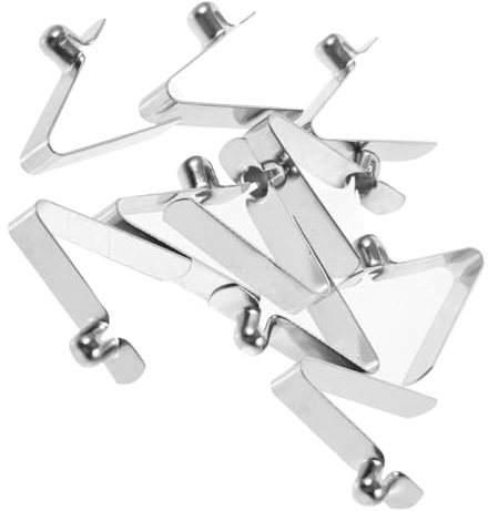 RORPOIR Clip de Resorte en Forma de V 6 Mm, 20 Unidades, Simple y Doble Cabeza, Compatible Tubos Huecos y Sólidos, Pasador de Bloqueo para Reparación de Paraguas, Accesorios de Kayak