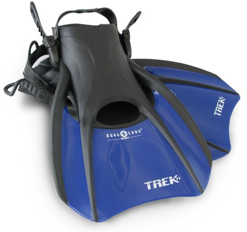 AQUALUNG Unisex Adult Spgfa00001 Compact Travel Snorkel Fins, Blue, Large Men s 10-13 Women 11.5-14 US