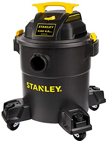 Stanley - SL18116P Wet/Dry Vacuum, 6 Gallon, 4 Horsepower Black