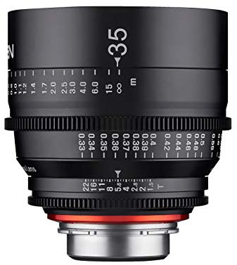 XEEN Cinema 35mm T1,5 PL Vollformat Objektiv MF Cine Video Lens für hohe Auflösungen mit Follow Focus Zahnkränze