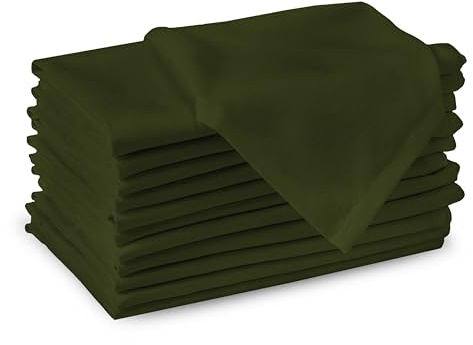 Encasa XO tygservetter bomull, 180 GSM 17 x 17 tum