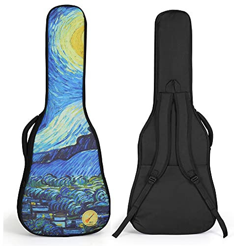 Gitarrentasche 36-39 Zoll - Wasserdicht Gitarrenhülle Rucksack Guitar Gig Bag Case