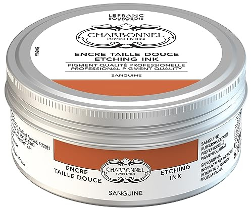 Lefranc Bourgeois Charbonnel Professional Etching Traditional Ink, 200ml (6.76-oz) Sanguine