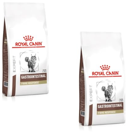 Royal Canin Gastrointestinal Fibre Response | Pack Double | 2 x 400 g | Croquettes pour Chats Adultes | pour Une Meilleure Digestion | Teneur énergétique adaptée