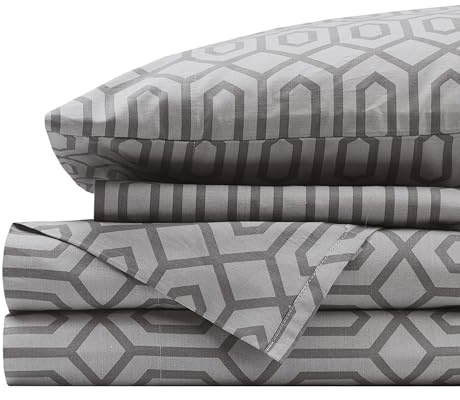 Komfortutrymmen 100% bomull sänglakanset andas lätt mjukt med 30 cm elastisk ficka passar madrasser upp till 35 cm mysiga sängkläder för alla årstider matchande