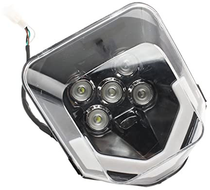 POCHY Motorrad Scheinwerfer Für Husqvarna TE 300 701 Supermoto -Motorradscheinwerfer 250 350 450 FE FC TC Enduro 2016 bis 2023 Motocross-modifizierte Teile