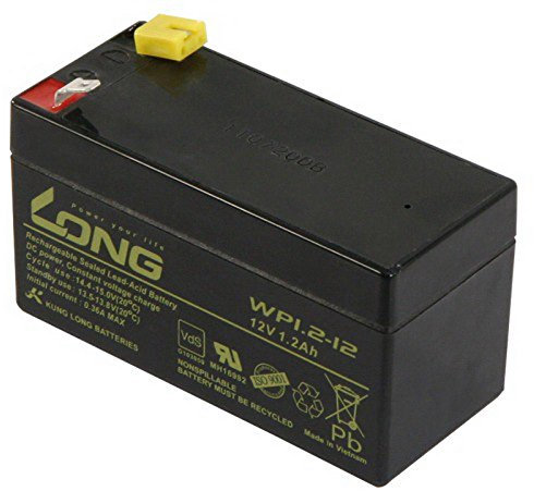 Bleiakku KUNG LONG *WP1,2-12* 12V/1,2Ah, VdS