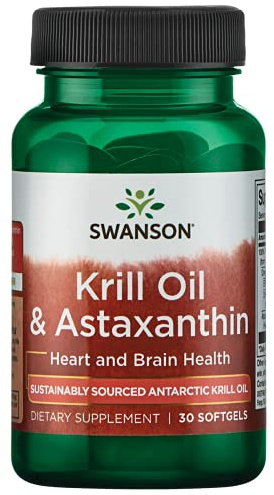 Swanson EFA Krill Oil & ASTAXANTHIN 30 SGELS