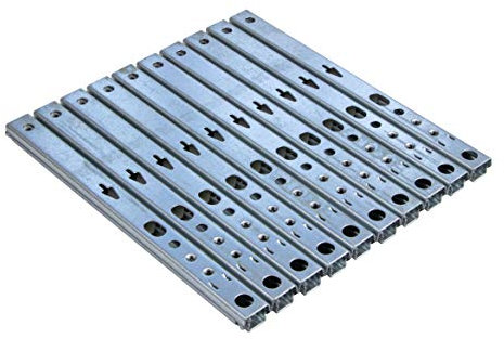 Gedotec Schubladen-Schiene Teilauszug 17 mm Teleskopschiene Küche Kugelauszug für Möbel | Stahl verzinkt | Auszugsschiene kugelgelagert | Tragkraft 12 kg | Länge: 182 mm | 5 Paar - Schrank-Auszüge