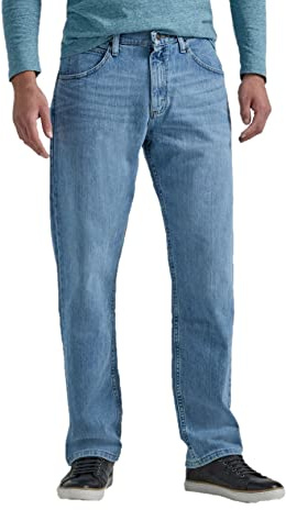 Wrangler Authentics Classic 5-Pocket Relaxed Fit Jean Jeans, Stonewash Flex, 48W x 32L para Hombre