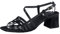 Paul Green Sandalette 6042-023, Glattleder, Schwarz, Damen EU 5,5/38,5