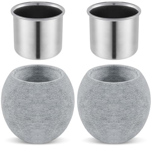 Hushee 2 Pcs Sauna Aromatherapy Stone Cup, Essential Oil Diffuser, 1.97 in