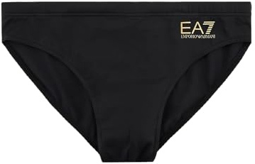 Emporio Armani EA7 Costume da Bagno Slip con Logo ASV (Black) 52