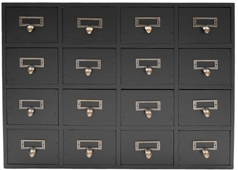 Mlonausz 16 Drawer Apothecary, Hardware Store Cabinet, Store Display Pharmacy Cupboard