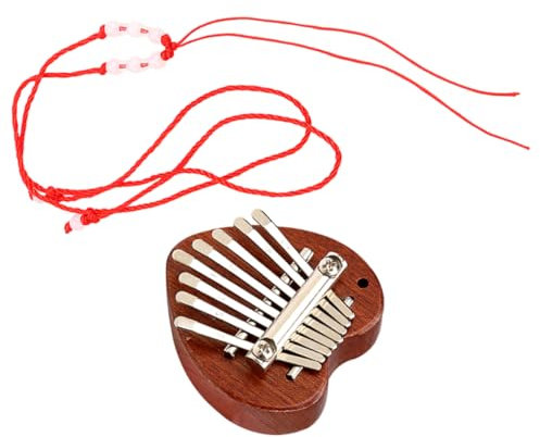 Mikinona Herzförmige Kalimba Für Anfänger Tasten-kalimba Für Erwachsene Einfach Zu Für Partys Und Aufführungen