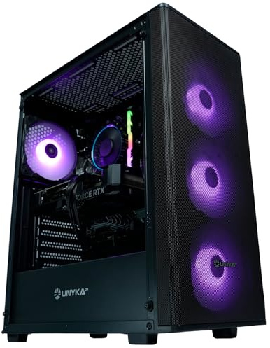 Epical-Q Ordenador sobremesa Gaming Flexer AMD Ryzen 5 5500, 16GB, 500GB SSD NVME, RTX 3050 6GB + Windows 11 Pro