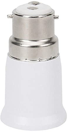 B27 to E22 Adapter, B22 to E27 Socket Converter, Bayonet to Screw Bulb Adaptor, Socket Adapters, Bayonet to Screw Edison for Wall Lamp Pendant Chandeliers New Upgrade (1 PCS)
