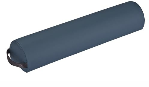 EARTHLITE Nackenrolle 3/4 rund - strapazierfähige Massagerolle 100% PU Polsterung inkl. Gurtbandgriff/Profiqualität für Massageliegen/Rückenschmerzen