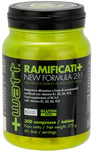 Ramificati+ 2:1:1 Vitamin B Loaded - Amminoacidi Ramificati per Sostenere la Sintesi Proteica - Formato: 300 Compresse