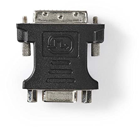 NEDIS DVI VGA Adaptor 24+1 Poliger DVI-D Prise VGA, Noir
