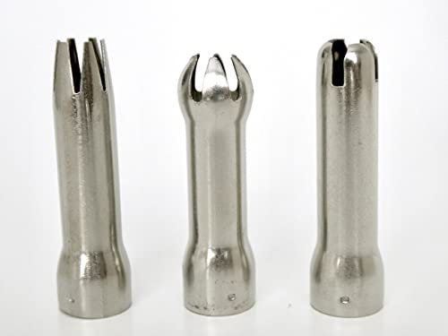 ICO Stainless Steel Nozzle Set for Whipped Cream Dispensers or Cream Whipper